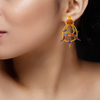 Beautiful 22K Gold Earrings Designed With Delicate Bird Details