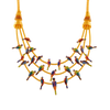 Mesmerizing 22K Gold Necklace Adorned With Delicate Birds