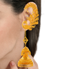 Regal Traditional 22K Gold Jhumka Pasha Earrings