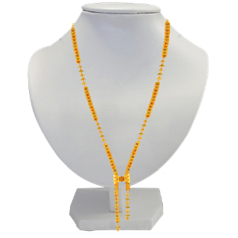 Stunning 22K Gold Tie Chain with Meenakari Detailing