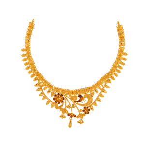 22KT Yellow Gold Necklace For Women