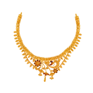 22KT Yellow Gold Necklace For Women