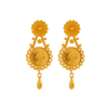 22KT Yellow Gold Drop Earrings for Women