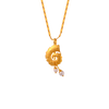 22KT (916) Yellow Gold Gold Chain Pendant for Women