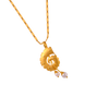 22KT (916) Yellow Gold Gold Chain Pendant for Women