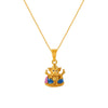 22K gold pendant with an elaborately detailed Lord Ganesha motif 