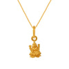 22K gold pendant with a gorgeous Lord Brahma motif 