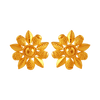 22K Little Flower Gold Earrings From Amazea Collection