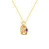 22K Mesh Gold Pendant From Amazea Collection 