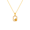 22K Clean N? Solid Gold Pendant From Amazea Collection