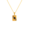 22K Ace-Card Gold Pendant From Amazea Collection