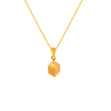 22K Gold Pendant Design Crafted Immaculately