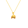 22K Tree Themed Gold Pendant Design For Ladies