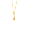 22K Tree Themed Gold Pendant Design For Ladies