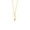 22K Horn Gold Pendant From Amazea Collection