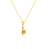 22K Ethnic Gold Pendant From Amazea Collection