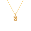 22K Om Themed Enticing Gold Pendant Design