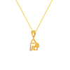 22K Nature Design Gold Pendant From Amazea Collection