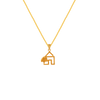 22K Nature Design Gold Pendant From Amazea Collection