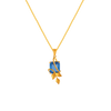 22K Gold Pendant Gemmed From Amazea Collection