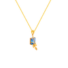 22K Gold Pendant Gemmed From Amazea Collection