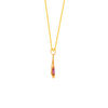 22K Stunning Gold Pendant Design With Stone