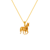 22K Horse Design Gold Pendant From Amazea Collection