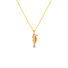 22K Unique Gold Pendant Design With Beads