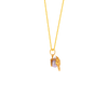 22K Gold Pendant Design For Ladies With Pearl