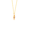 22K Fish Gold Pendant Gemmed From Amazea Collection