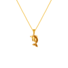 22K Fish Gold Pendant Gemmed From Amazea Collection