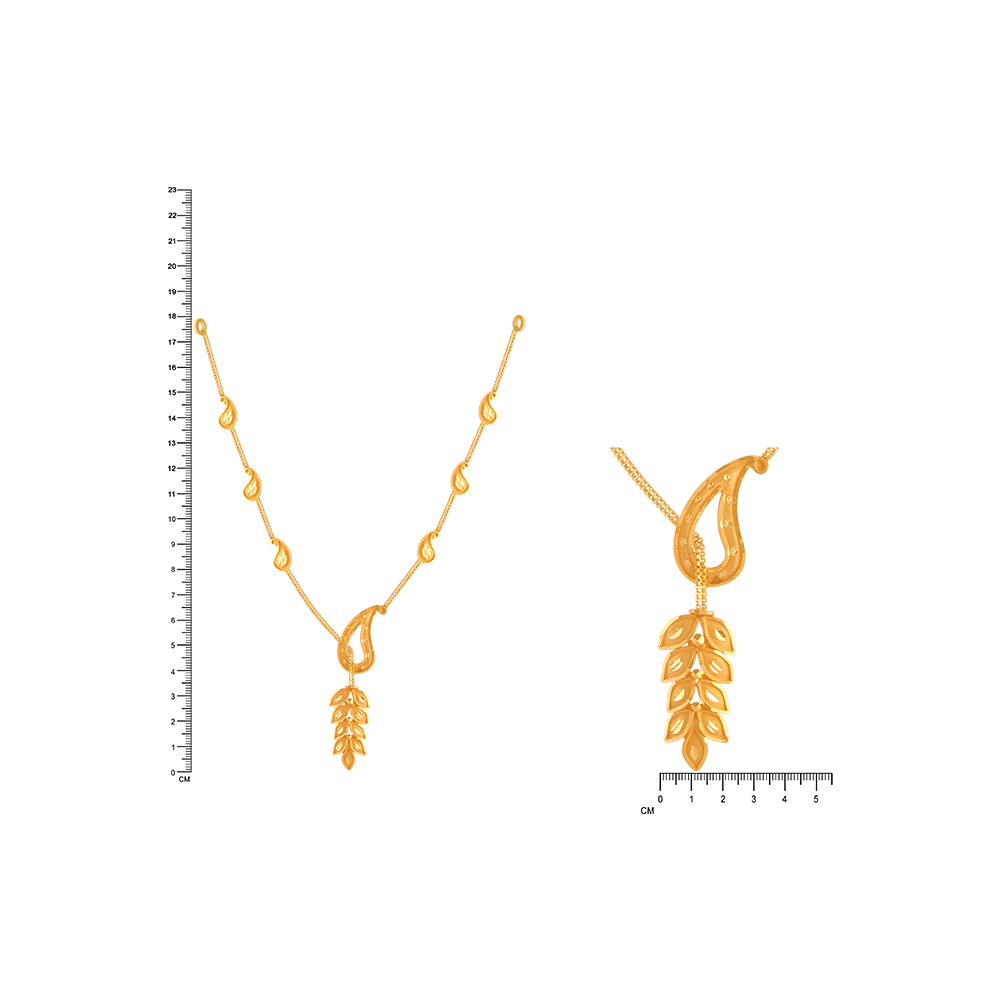 22KT (916) Yellow Gold Gold Necklace for Women