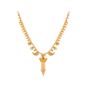 22KT (916) Yellow Gold Necklace For Women