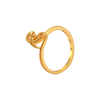 22K Heart-On-Heart Gold Rings From Amazea Collection