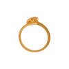 22K Heart-On-Heart Gold Rings From Amazea Collection