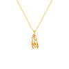 22K Desert Theme Gold Pendant From Amazea Collection