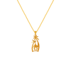 22K Desert Theme Gold Pendant From Amazea Collection