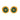 22KT (916) Yellow Gold Petite Green Bead Thushi Stud Earrings