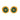 22KT (916) Yellow Gold Petite Green Bead Thushi Stud Earrings