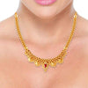 22K Gold Thusi Necklace for Bridal