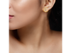 22K Beautiful Pearl Tushi Gold Stud Earrings