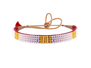 22k Opulent Tushi Gold & Pearl Choker