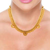 22K Yellow Gold Necklace from Thushi Collection for Women