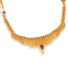 Lightweight Gold Thushi Necklace for Women