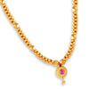 Sizzling Glittering Gold Thusi Necklaces