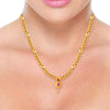 Sizzling Glittering Gold Thusi Necklaces