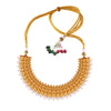 Shimmering 22K Women's Gold Necklace Thushi Collection