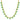 22KT (916) Yellow Gold Round Green Enamel Thusi Necklace
