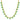 22KT (916) Yellow Gold Round Green Enamel Thusi Necklace
