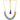 22KT (916) Yellow Gold Blue Teardrop Enamel Beads Thusi Necklace
